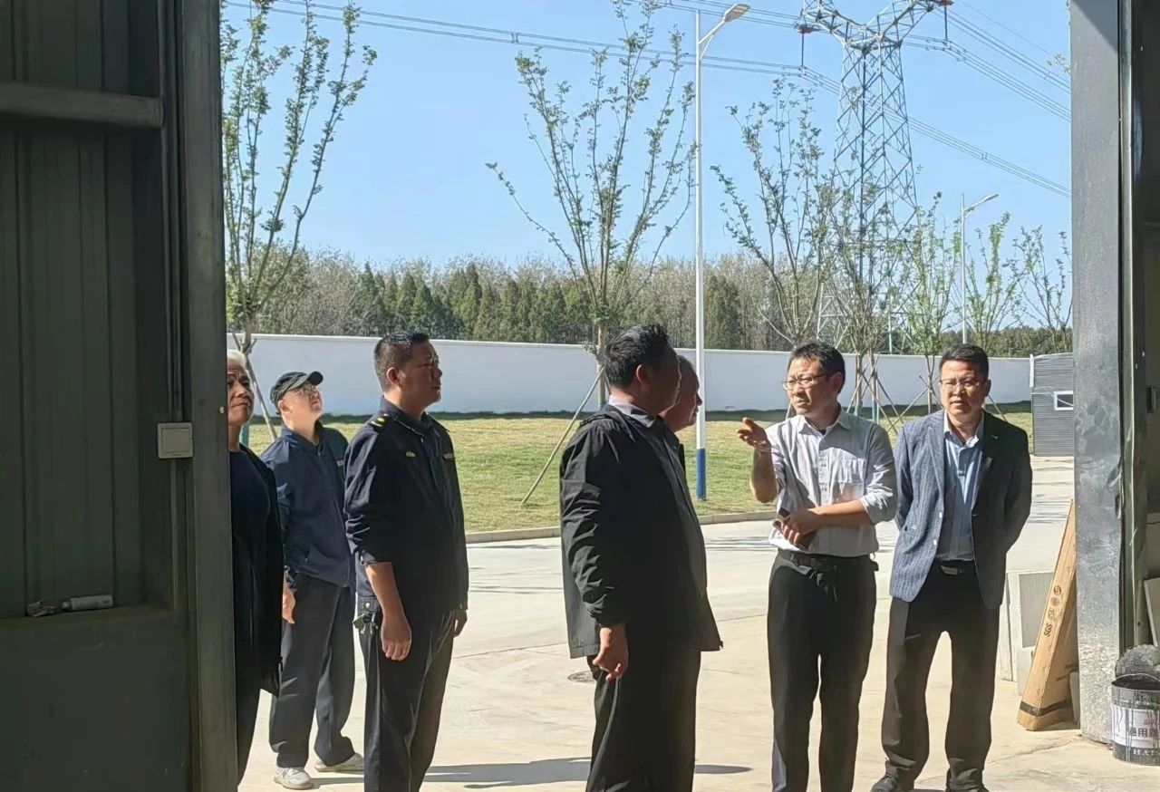 滁州市城管局领导莅临凤阳县垃圾分类综合处置园区检查指导工作