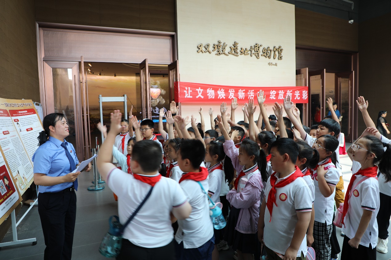 淮上区检察院法治宣讲走进双墩遗址